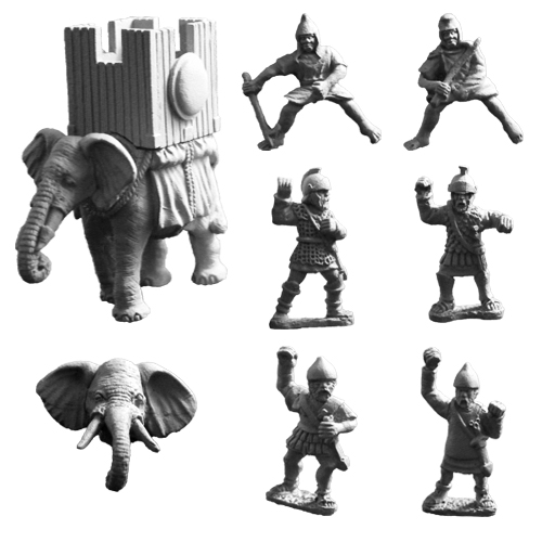 ANC20225 - Carthaginian Elephant with War Tower (A)